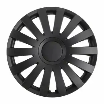 Norauto 4 enjoliveurs noir mat NORAUTO Ring 15 pouces offre