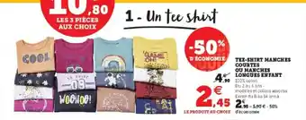 Tee-Shirt manches Courtes Ou Manches Longues Enfat