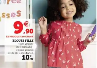 Super U Blouse Fille offre