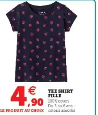 Super U Tee Shirt Fille offre