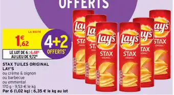 Intermarché Stax tuiles original lay's offre
