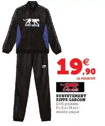Survetement Zippe Garcon