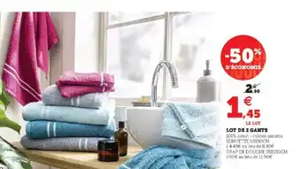 Super U Lot de 2 Gants offre