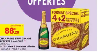 Champagne brut grande réserve chanoine