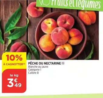 Bi1 Pêche Ou Nectarine offre