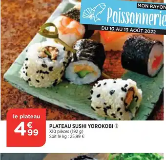 Bi1 Plateau Sushi Yorokobi offre