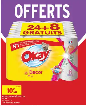 Intermarché Essuie-tout décor x24 okay offre
