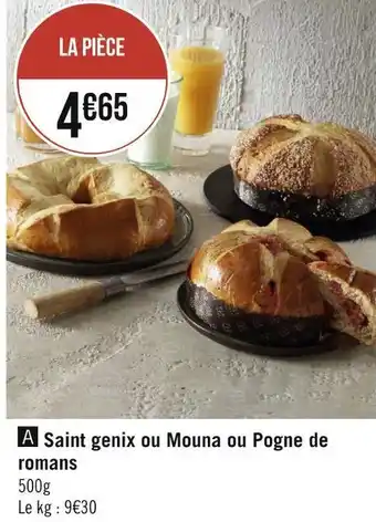 Géant Casino Saint genix ou mouna ou pogne de romans offre