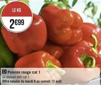 Géant Casino Poivron rouge cat 1 offre