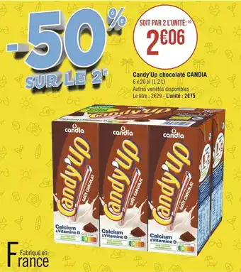 Géant Casino Candia candy’up chocolaté offre