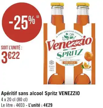 Venezzio apéritif sans alcool spritz