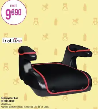 Trottine réhausseur bas renojunior