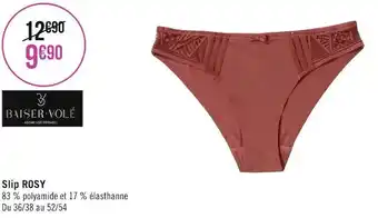 Géant Casino Baiser-volé slip rosy offre