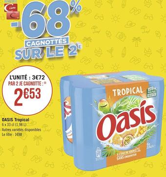 Géant Casino Oasis oasis tropical offre