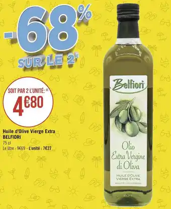 Géant Casino Belfiori huile d’olive vierge extra offre
