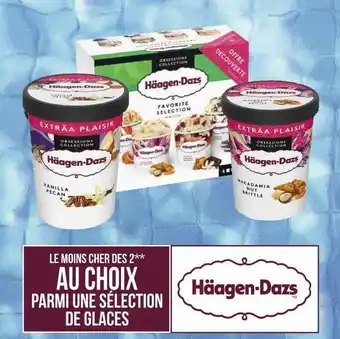 Géant Casino Haagen-dazs bon plan sur une sélection de glaces de la marque haagen-dazs offre