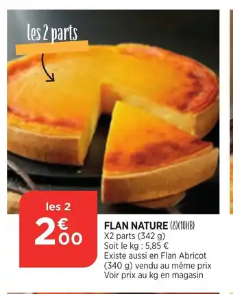 Bi1 Flan nature offre
