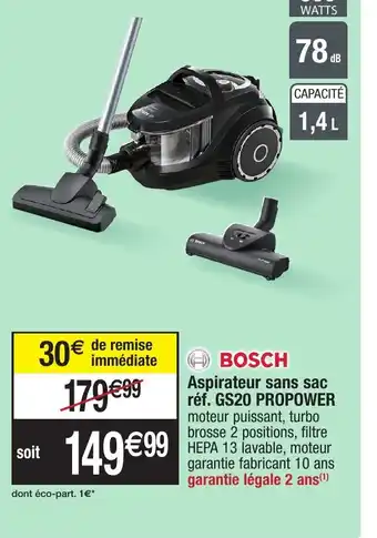 Migros Aspirateur sans sac offre