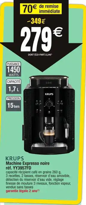 Migros Machine expresso noire offre
