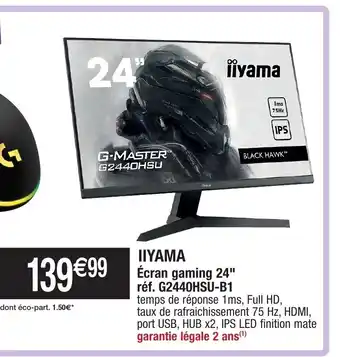 Écran gaming 24"