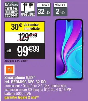 Migros Smartphone 6,53" offre