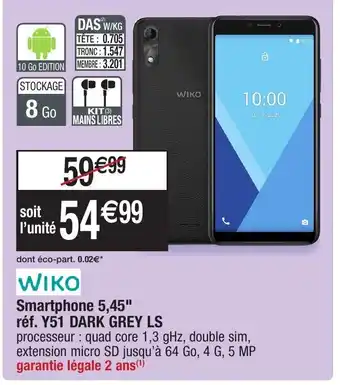 Smartphone 5,45"
