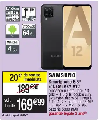 Smartphone 6,5"