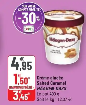 G20 Crème glacée salted caramel offre