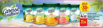 G20 Sorbet artisanal ananas, fruit de la passion, mangue, goyave rose ou coco péyi offre