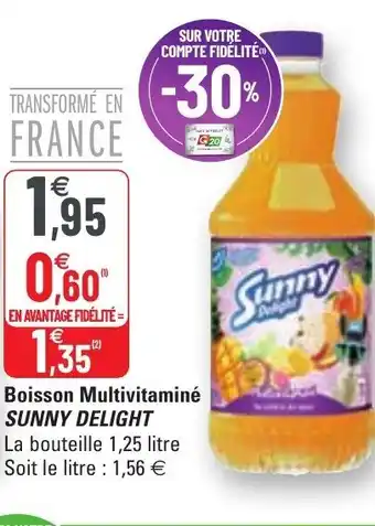G20 Boisson multivitaminé offre