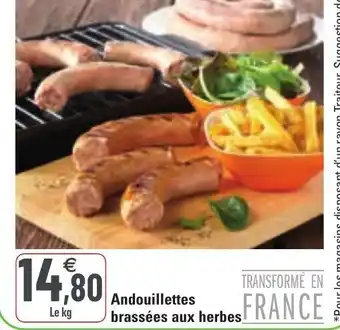 G20 Andouillettes brassées aux herbes offre