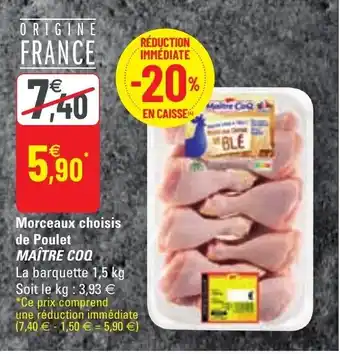 G20 Morceaux choisis de Poulet offre