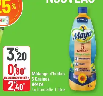 G20 Mélange d'huiles 5 Graines offre