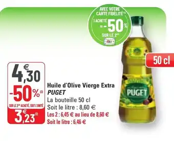 G20 Huile d'Olive Vierge Extra offre