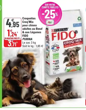 G20 Croquettes Croq'Mix pour chiens offre