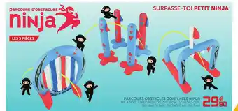 Gifi Parcours Obstacles Gonflable Ninja offre