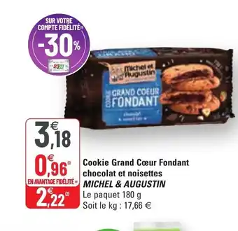 G20 Cookie Grand Cœur Fondant offre