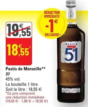 G20 Pastis De Marseille 51 offre