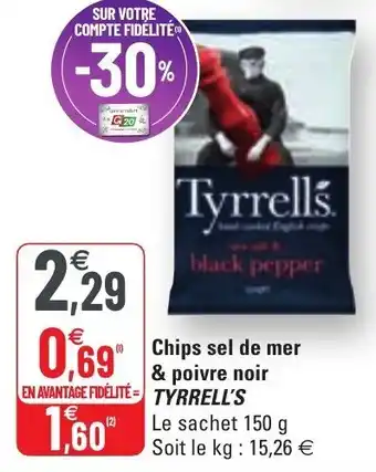 G20 Chips Sel De Mer & Poivre Noir offre