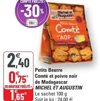G20 Petits Beurre Comté Et Poivre Noir De Madagascar offre