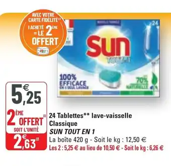 24 Tablettes Lave-Vaisselle Classique