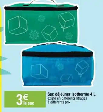 Cora x Carrefour Sac Déjeuner Isotherme 4 L offre