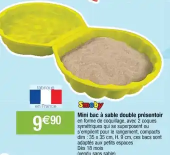 Cora x Carrefour Mini Bac à Sable Double Présentoire offre