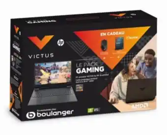 Pc gamer hp pack gaming 16-e0115nf+souris+norton