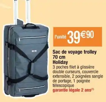 Sac De Voyage Trolley 70cm Holiday