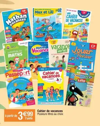 Cahier De Vacances