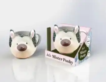 Coffret mon mug mister pooky - avec 1 mug en céramique et 1 livre de recettes