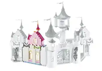 6519 façade d'extension pour le grand château de princesse