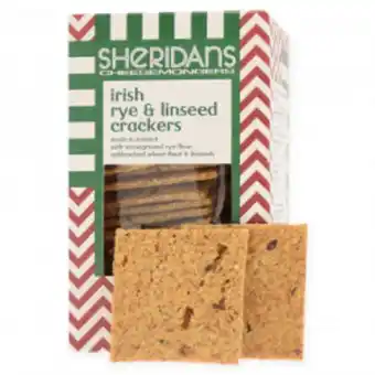 Crackers au seigle et aux graines de lin 140g