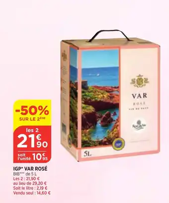 Bi1 IGP var rosé offre